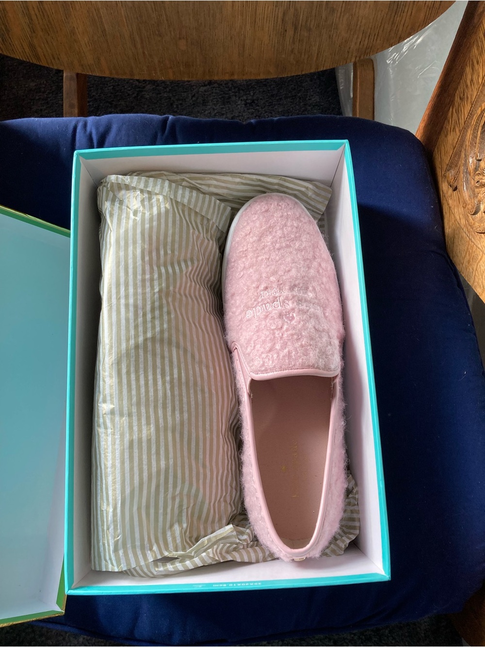 kate spade Plush Pink Slip-On Loafer
